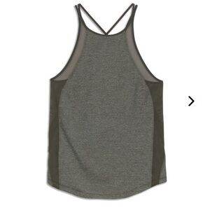 Lululemon Run Off-Route Tank Heathered Black / Black size small 4/6